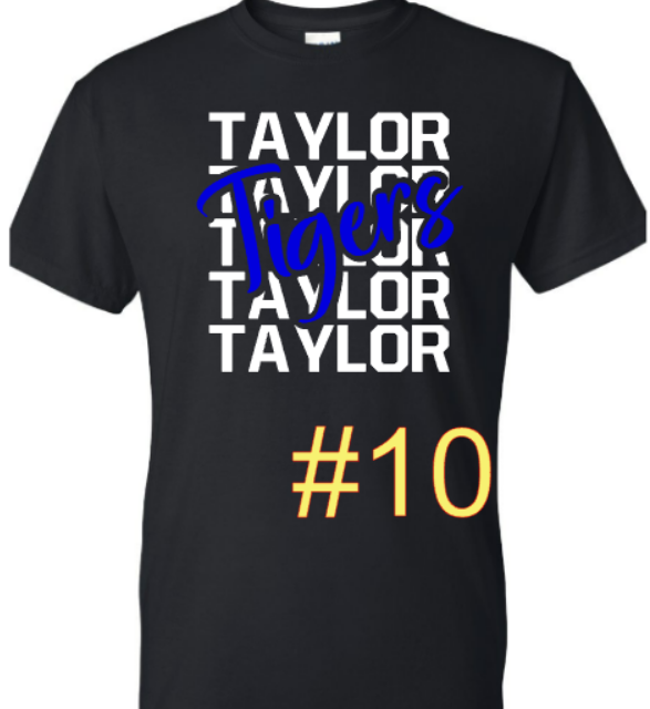 Taylor Tigers Spirit ADULT-Long sleeve options