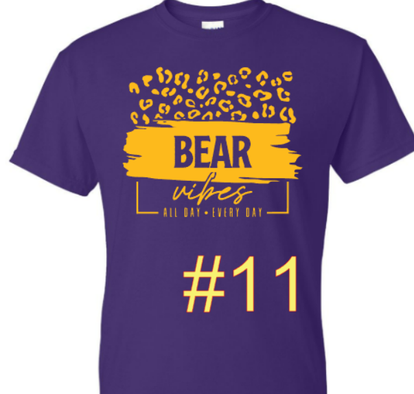 Bradley Bears Spirit ADULT- Long sleeve options