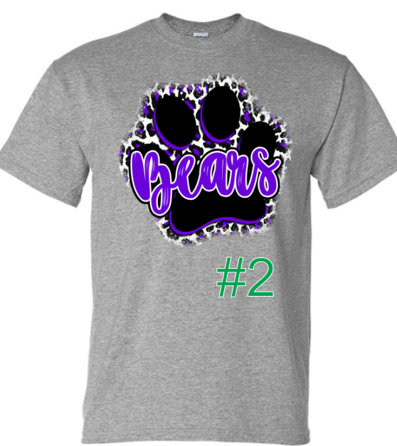 Bradley Bears Spirit Shirts