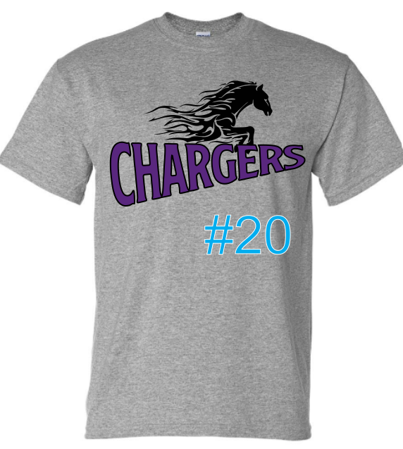 North Webster Charger YOUTH-Long sleeve options