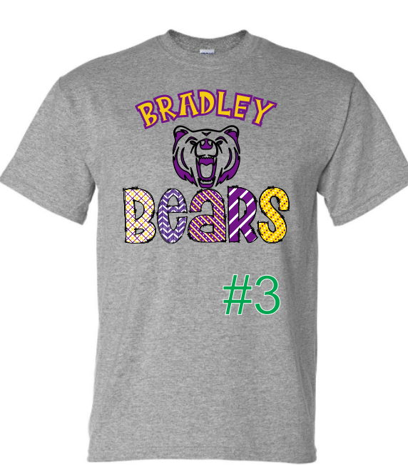 Bradley Bears Spirit Shirts