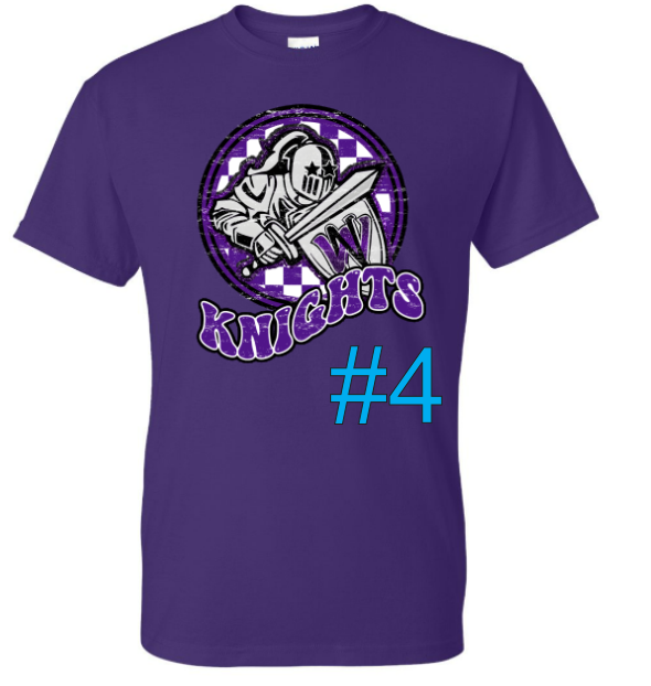 North Webster Knights YOUTH-Long sleeve options