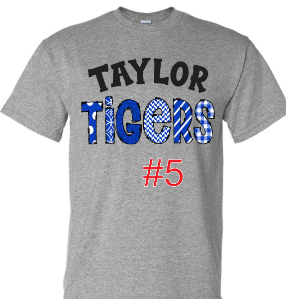 Taylor Tigers Spirit Shirts