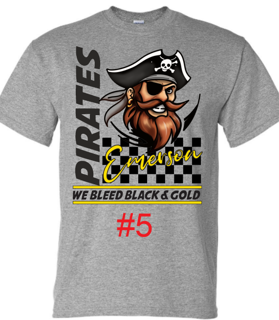 Pirate School Spirit Shirts