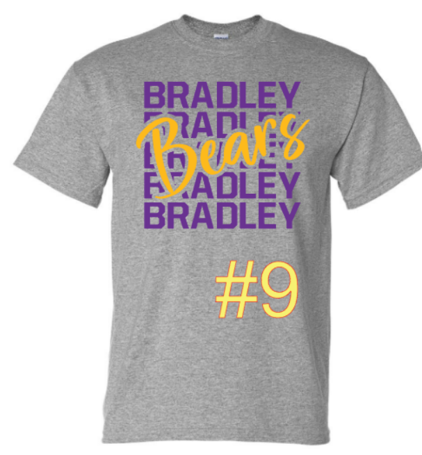 Bradley Bears Spirit Shirts