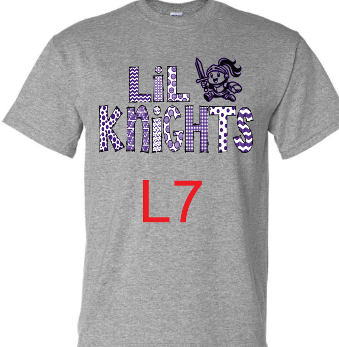 Lil' Knights Spirit Shirts