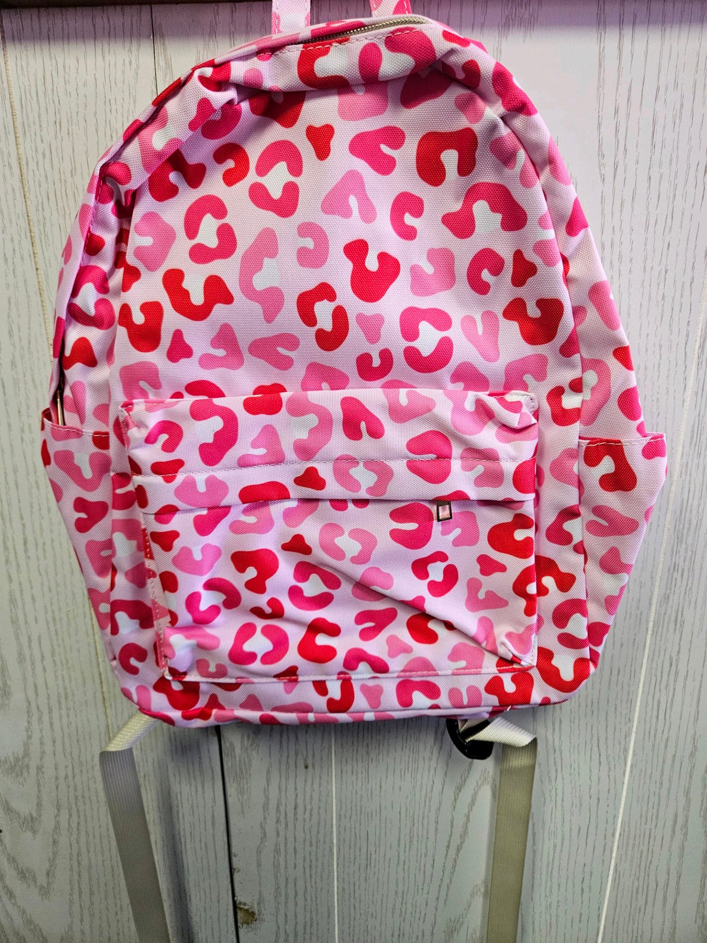 Pink Leopard Backpack