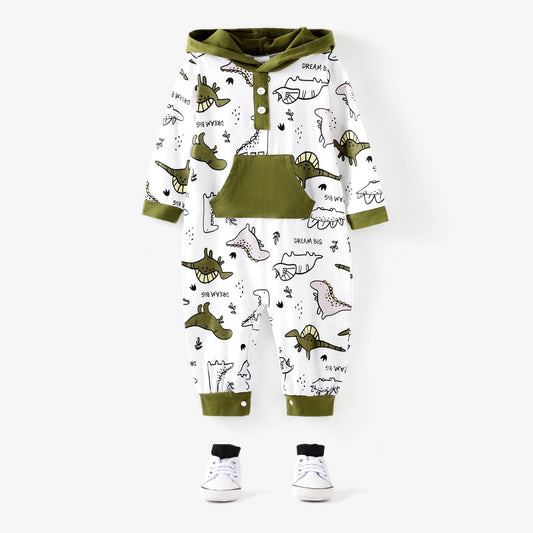 Dinosaur Hooded Jumpsuit